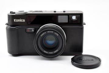 Konica Hexar AF 35mm f/2 Film Camera BlackHexar Analoge, Nieuw