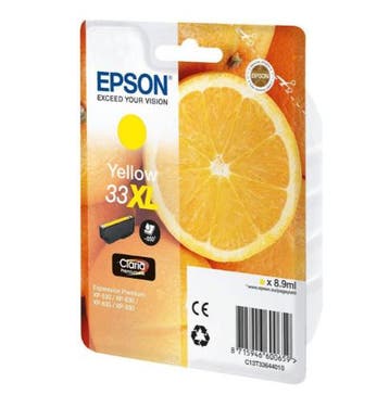 Epson yellow 33xl claria premium printer ink, Ophalen of Verzenden, Nieuw, Epson