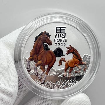 Australië. 2 Dollars 2026 – Lunar III – Year of the Horse –, Postzegels en Munten