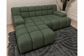 Loungebank Tiel - loungebanken - Groen, Huis en Inrichting, Nieuw, 150 cm of meer, Stof, 250 tot 300 cm