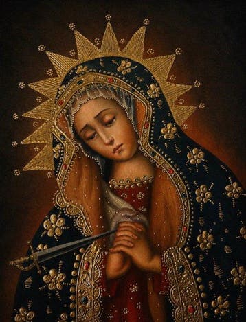 Cuzco School (XX) - Our Lady of Sorrows