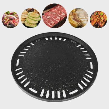 Ronde Grillplaat 29.5cm - Non-stick Aluminium voor Korean BB, Witgoed en Apparatuur, Grillplaten, Verzenden, Nieuw
