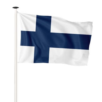Vlag Finland 100x150cm (voor gevelstok), Nieuw