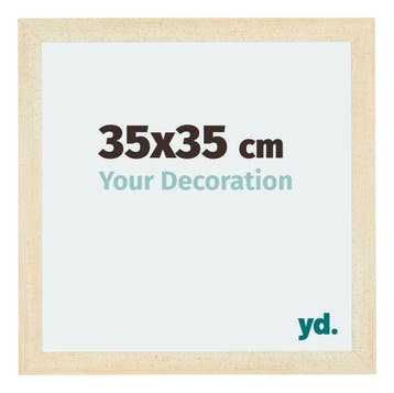 Fotolijst 35x35 cm - Zand Geveegd - MDF - Mura, Verzenden, Nieuw