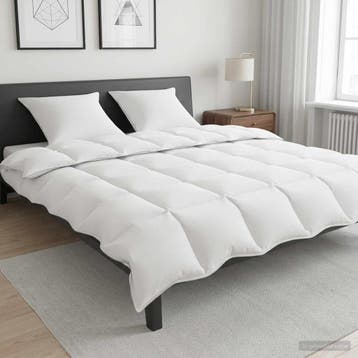 vidaXL Winter Dekbed Wit 260 x 240 cm Bamboe, Verzenden, Nieuw, Wit