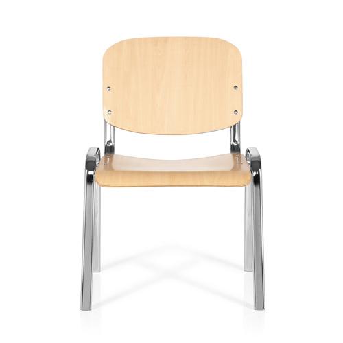 Vergaderstoel | Hout | Beuken | Ergonomisch, Huis en Inrichting, Bureaus, Nieuw, Verzenden