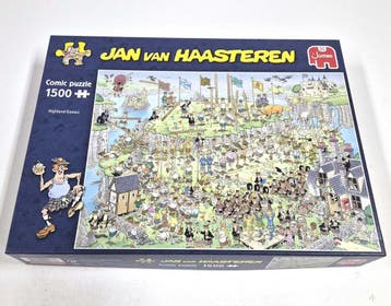 Jan van Haasteren puzzel Highland Games – 1500 stukjes, Verzenden, Gebruikt