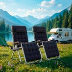 Ligstoel Cloud inklapbaar, traploos verstelbaar - zwart, Set, Verzenden, Nieuw