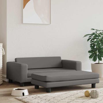 vidaXL Hondenmand met verlengstuk 100x50x30 cm kunstleer, Verzenden, Nieuw