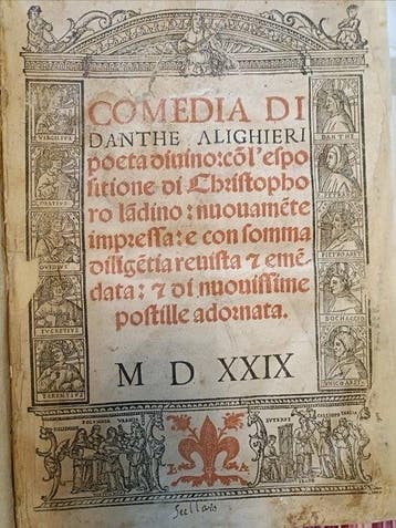 Danthe Alighieri - Comedia di Danthe Alighieri poeta divino: