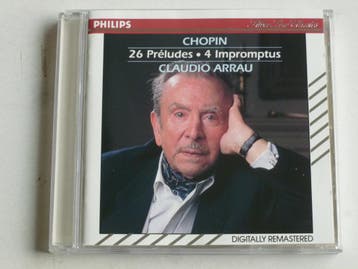 Chopin - 26 Preludes, 4 Impromptus / Claudio Arrau, Ophalen of Verzenden, Zo goed als nieuw