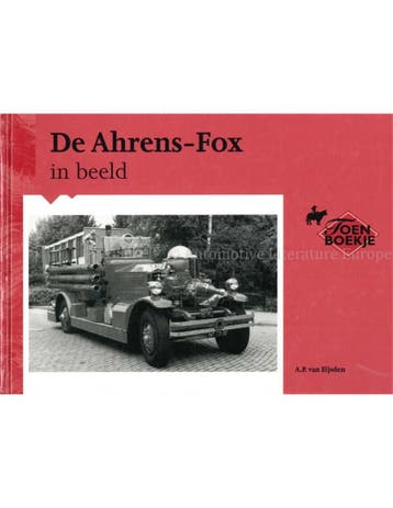 DE AHRENS - FOX IN BEELD (TOEN BOEKJE), Nieuw, Author