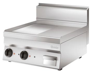 Bartscher Bakplaat 650 Serie | RVS | Glad & Geribbeld | 400V, Ophalen of Verzenden, Nieuw in verpakking