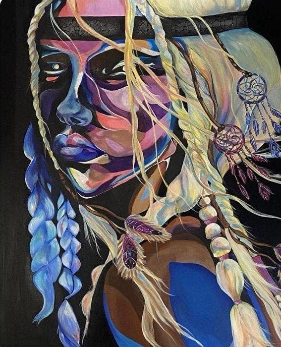 asiLOVEsusi - Atrapasueños, Antiek en Kunst, Kunst | Schilderijen | Modern