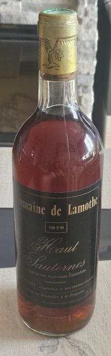 1975 Domaine de Lamothe Haut Sauternes - Sauternes - 1 Fles, Verzamelen, Nieuw