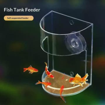 Drijvende Voerring Aquarium met Zuignap - Houd Water Schoon, Verzenden, Nieuw