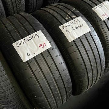 2 x Bridgestone Alenza 001 245-50-19 Zomerbanden 4mm, Auto-onderdelen, Banden en Velgen, 19 inch, Ophalen of Verzenden, Band(en)