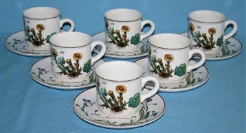 Villeroy & Boch - Koffieservies voor 6 (12) - Botanica -