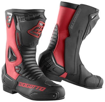 Bogotto Losail Zwart Rood Motorlaarzen, Motoren, Kleding | Motorkleding, Laarzen, Nieuw met kaartje, Bogotto, Heren