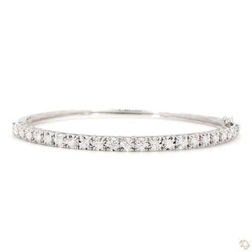 Armband - 18 karaat Witgoud - 0.95ct. tw. Diamant