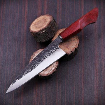 Custom Hand-Forged Premium Chefs Knife - Tafelmes - Staal,