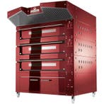 Modulaire Pizzaoven | BULL | Rood | Elektrisch | 12x Ø30cm /, Verzenden, Nieuw in verpakking