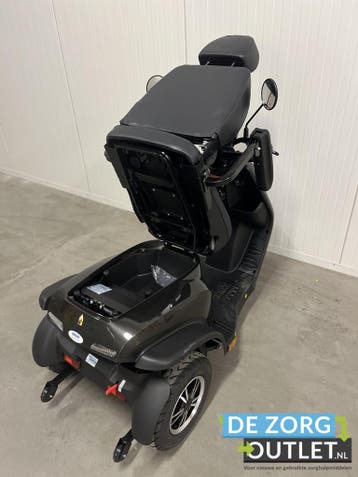 Scootmobiel Flame | Drive (Antraciet, Rood), Diversen, Brommobielen en Scootmobielen, Gebruikt, Drive, Ophalen of Verzenden, 36 t/m 45 km