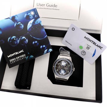 Montblanc 1858 Geosphere 0 Oxygen The 8000 MB130982; Au..., Overige merken, Overige materialen, Polshorloge, Overige materialen