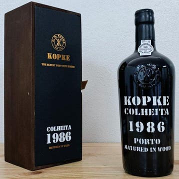 1986 Kopke - Colheita Port, Tawny - Porto - 1 Fles (0,75, Nieuw