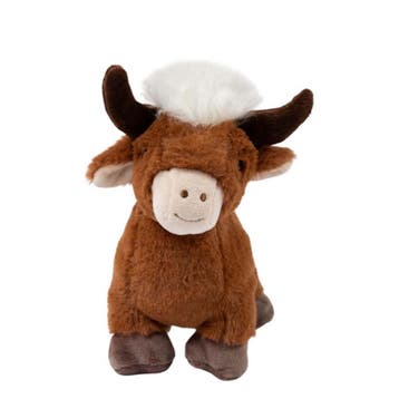 Knuffel Koe bruin Garry klein 24cm, Verzenden, Nieuw