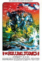 Posters - Poster Rolling Stones - Honolulu, Verzenden, Zo goed als nieuw
