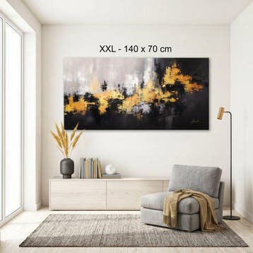 Monika Spiewak - Abstract - Oil Painting Stretched On The