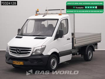 Zakelijke Lease |  Mercedes-Benz Sprinter 314 CDI Open Laadb, Stof, Gebruikt, Euro 6, Wit