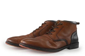 Nelson Nette schoenen in maat 44 Cognac, Overige kleuren, Verzenden, Overige typen, Zo goed als nieuw