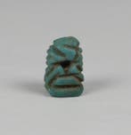 Oude Egypte, late periode Faience Amulet (Zonder