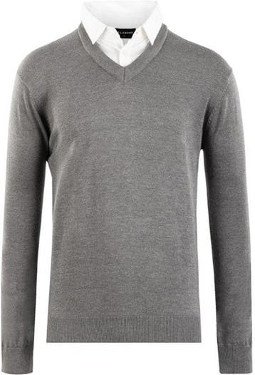 2dekans | Milanoro - Herenpullover met overhemdkraag -, Overige maten, Ophalen of Verzenden, Zo goed als nieuw, Milanoro