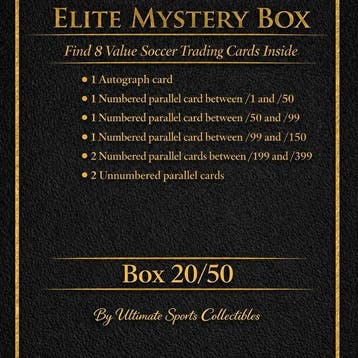 Ultimate Sports Collectibles Nr 20/50 - 1 Mystery box - Mint, Verzamelen, Nieuw