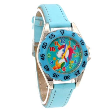 Fako - Kinderhorloge - Eenhoorn - Unicorn - Regenboog -, Sieraden, Tassen en Uiterlijk, Horloges | Kinderen, Verzenden, Nieuw