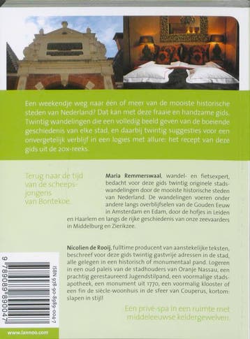 20 x logeren & historische stadswandelingen in Nederland, Boeken, Verzenden, Gelezen, Maria Remmerswaal