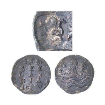 Provinciaal - Zeeland - V.O.C. Wapenstuiver 1684 met klop B7
