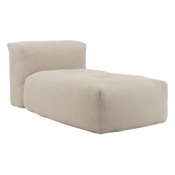 Soft Sofa Indoor Lounger - Teddy Beige, Verzenden, Nieuw, Beige, Zitzak