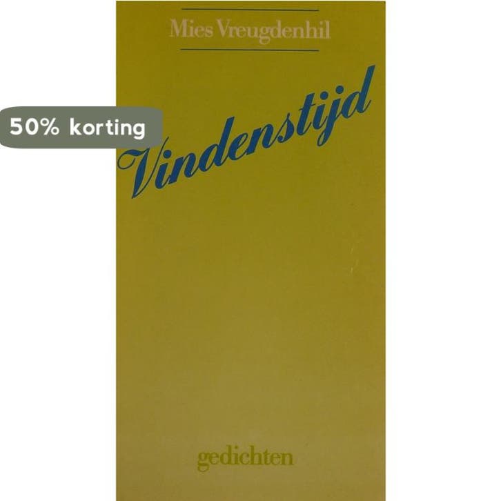 VINDENSTIJD. GEDICHTEN 9789061401544 VREUGDENHIL M., Boeken, Godsdienst en Theologie, Gelezen, Verzenden