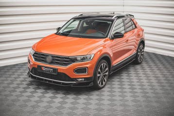 Front Splitter V.1 voor Volkswagen T-Roc Standaard Mk1, Auto diversen, Tuning en Styling, Ophalen of Verzenden