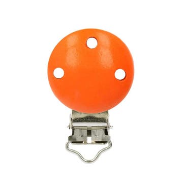 Speenclip hout oranje, Ophalen of Verzenden, Nieuw