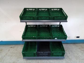 Groente stelling met 3 etages - B120 x D69x H141cm