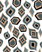 Viscose Twill Figuren Mix, Nieuw, Overige kleuren