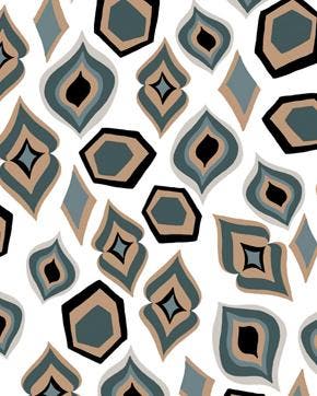 Viscose Twill Figuren Mix, Nieuw, Overige kleuren