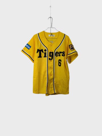 HANSHIN Tigers Sport T-shirt Heren maat S Geel Vintage, Geel, Ophalen of Verzenden, Zo goed als nieuw, HANSHIN Tigers
