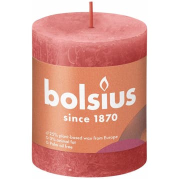 Rustieke Stompkaars - Blossom Pink, Nieuw