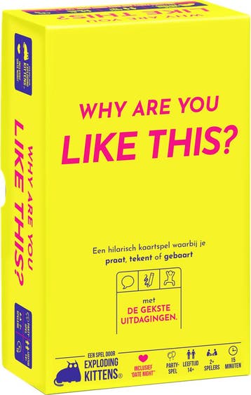 Why Are You Like This? - Kaartspel | Exploding Kittens -, Hobby en Vrije tijd, Gezelschapsspellen | Kaartspellen, Verzenden, Nieuw